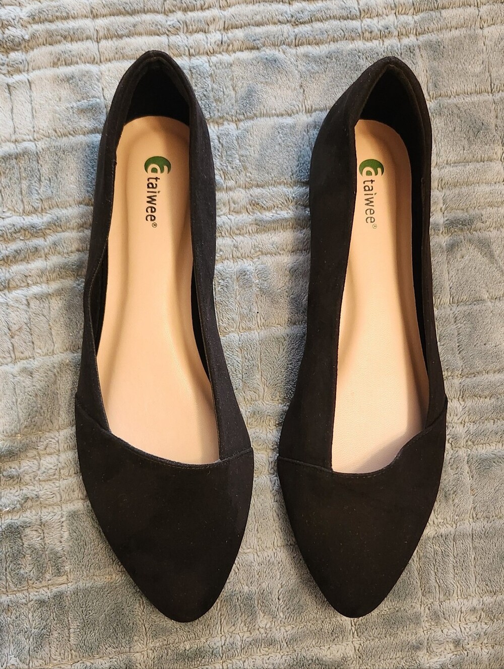 Black Women's Classic Ballet Flats, 10